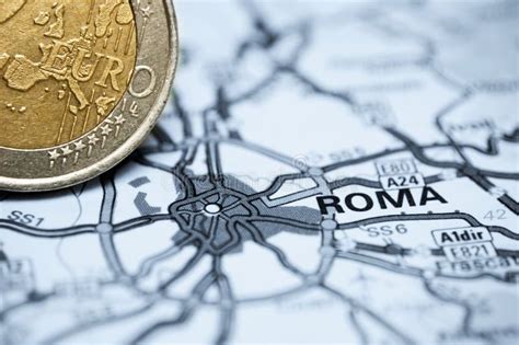 Rome And Euro Coin Stock Photo Image Of Countries Italy 20258834