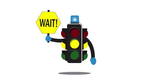 Traffic Light Animation Video Red Yellow Green Traffic Signal Stop