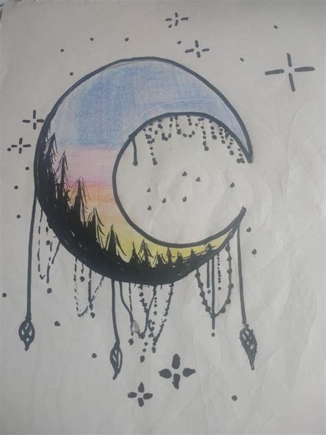 Desenhos De Lua Sobre A Lua Arte Da Lua Lua Desenho