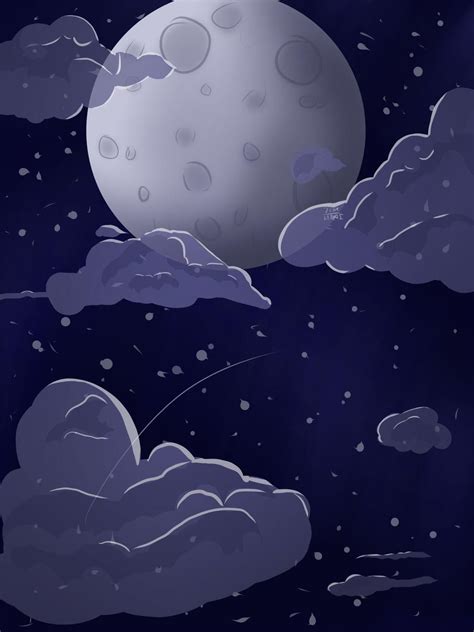 A Quick Night Sky Drawing Night Sky Drawing Cartoon Video Games Game