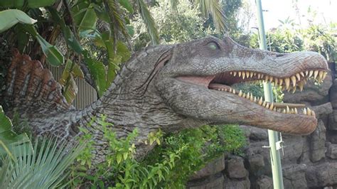 بعد مرور أربع سنوات على الدمار الذي جرى للحديقة الجوراسية فلم عالم الديناصورات: Jurassic World: Fallen Kingdom SPINOSAURUS KILLS REXY ...