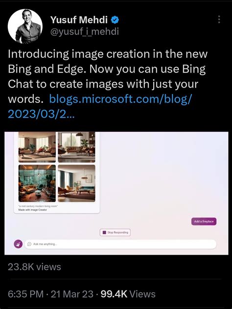 Bing Ai Now Allows 20 Prompts Per Session And Can Make Images For You