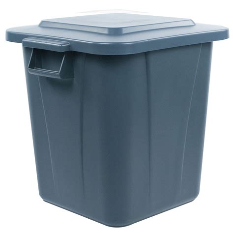 Carlisle 34152823 28 Gallon Commercial Trash Can Plastic Rectangular