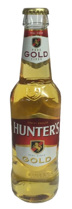 Hunters Cider Gold Single Bottle Cider From South Africa