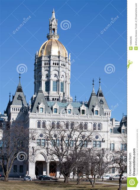 Connecticut Capital Building Stock Image Image Of