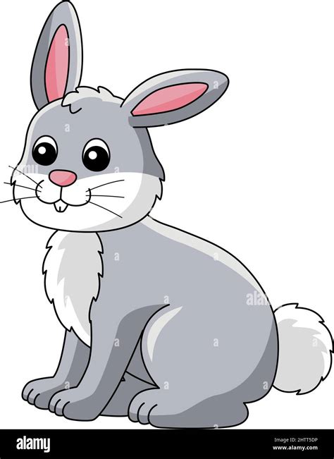 Rabbit Cartoon Colored Clipart Illustration Stock Vector Image And Art