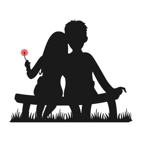 Sweet Love Couples Svg Cuttable Designs Silhouette Art Silhouette