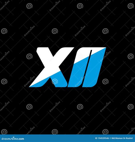 Xn Letter Logo Design On Black Background Xn Creative Initials Letter Logo Concept Xn Icon