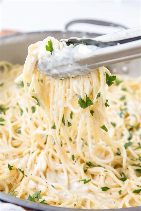 Creamy Cheesy Spaghetti 4 Cheese Spaghetti