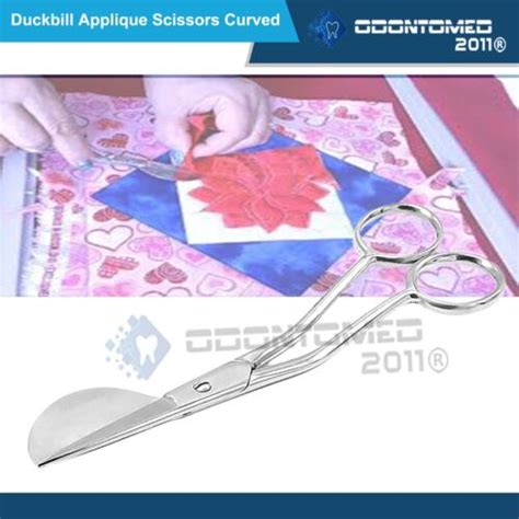 6 Best Duckbill Applique Scissors Curved Embroidery Lace Thread Qality