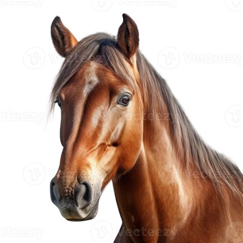 Horse Portrait Isolated Illustration Ai Generative 24858901 Png