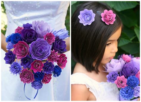 Maybe you would like to learn more about one of these? DIY Paper Wedding Bouquet and Matching Flower Girl ...