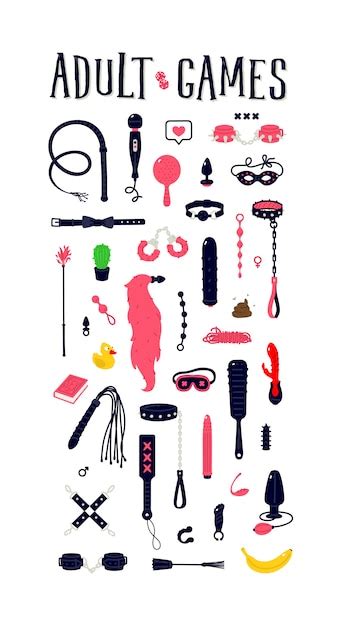 premium vector illustrations and icons of sex toys toys for adults a pattern of pleasure