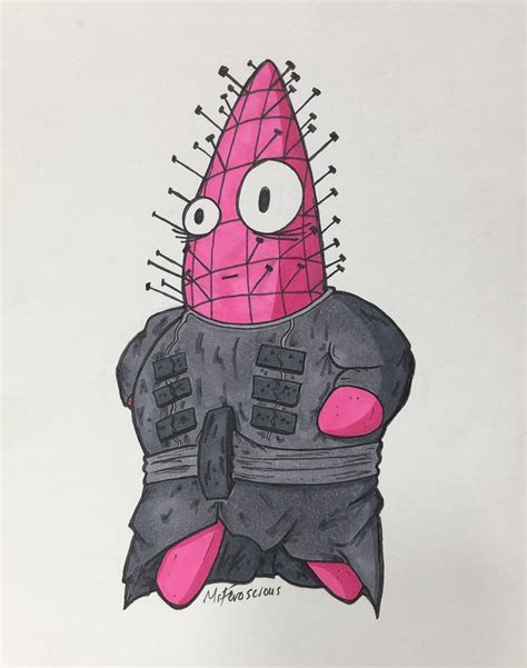 Pinhead Larry Patrick Mashed With The Horror Icon Pinhead Rfanart