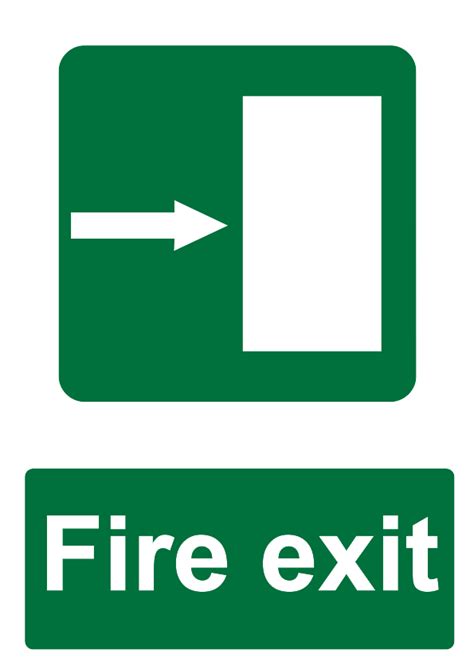 Fire Exit 14 Fire Evacuation Health And Safety Sign 40 Mr Decals
