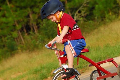 Toddler Riding Tricycle Stock Image Image Of Playground 5149077