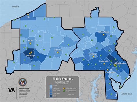 Va Healthcare Visn 4 Eligible Veterans By County