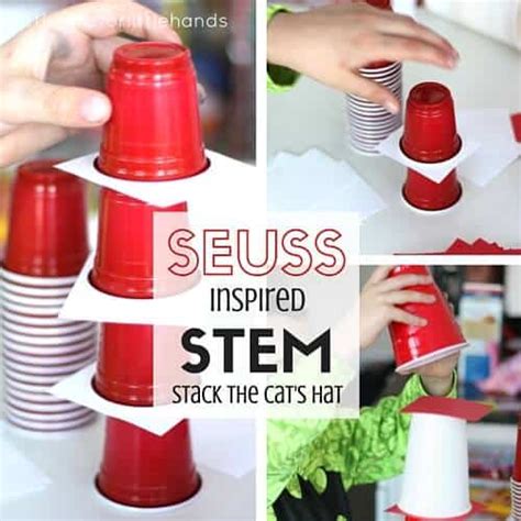And, then, fast as a fox, the cat in the hat came back in with a box. Dr Seuss Activities For Science and STEM | Little Bins for ...