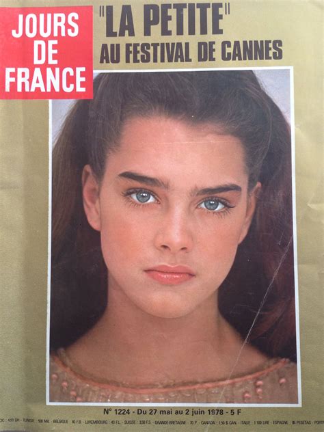 Brooke Shields Covers Jours De France 22 Mai 1978 No1224 Photo By