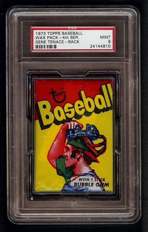 As a huge baseball card fan i have always admired the whole scene living on a baseball card. Very Rare 1973 Topps 4th Series Baseball Unopened Wax Pack Graded PSA 9 MINT #Collect #TheHobby ...