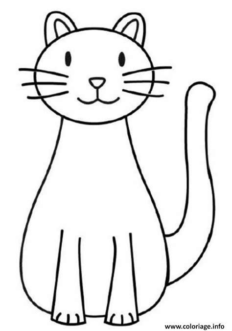 Dessin de chaton facile stupéfiant dessin animaux mignon. dessin de chat facile - Les dessins et coloriage