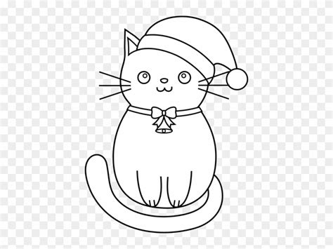 Print now > stats on this coloring page printed 398,565. Christmas Coloring Pages Cats Christmas Cat Coloring ...