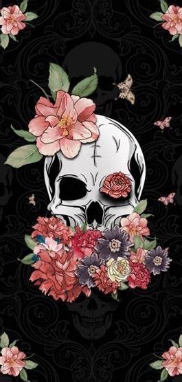 Rocknrox Skull Wallpaper Skull Art Skeleton Art