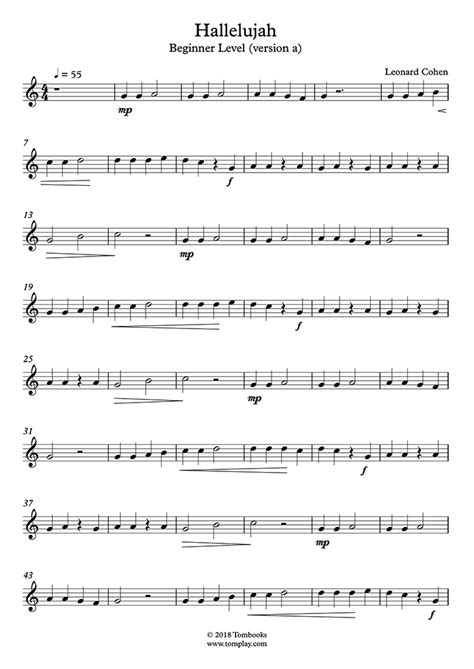 Hallelujah Flute Sheet Music Ubicaciondepersonascdmxgobmx