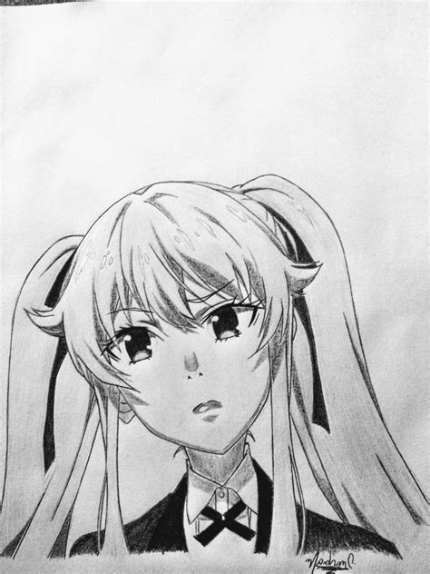 Mary Saotome From Kakegurui Anime Drawings Anime Sketch Anime