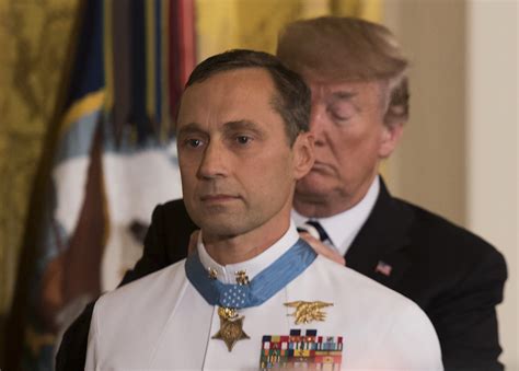 President Trump Awards Medal Of Honor To Retired Navy Seal For Heroic
