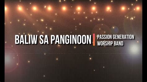 Baliw Sa Panginoon Byptr Bheng Baldomaro Cover By Passion