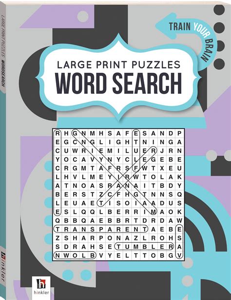 Large Print Puzzle Book Word Search 2 Word Search Puzzles Adults