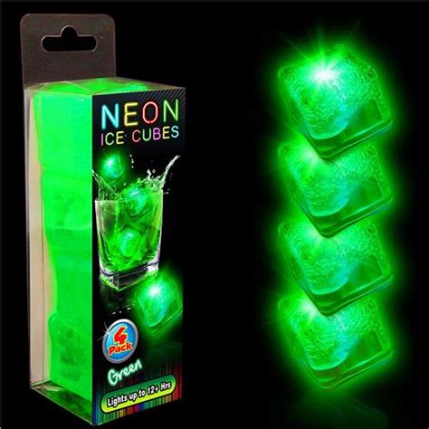 Neon Green Led Ice Cubes Sku 11037
