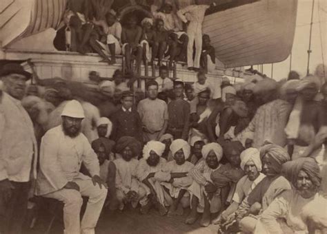 indentured labourers on a ship coolies west indian trinidad