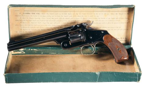 Smith And Wesson New Model No 3 Revolver 44 Russian Rock Island Auction
