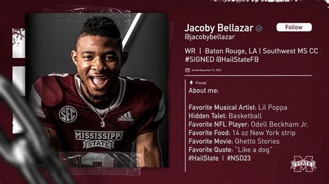 Jacoby Bellazar Football Mississippi State