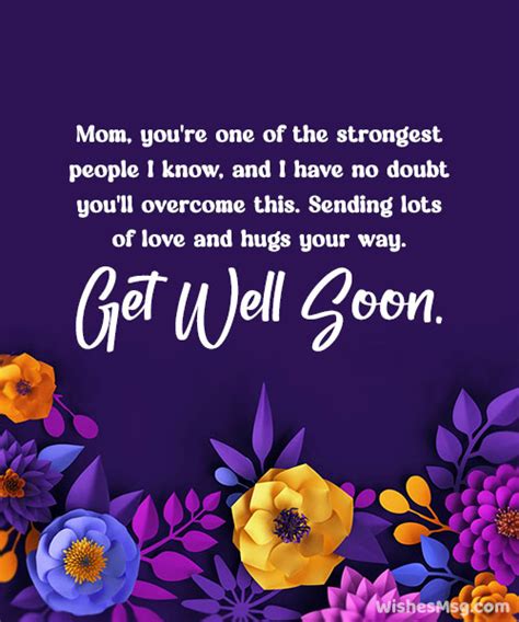 Get Well Soon Messages For Mother Wishesmsg