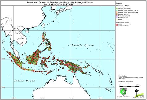 Lon Capa Insular South East Asian Ecological Zone Map