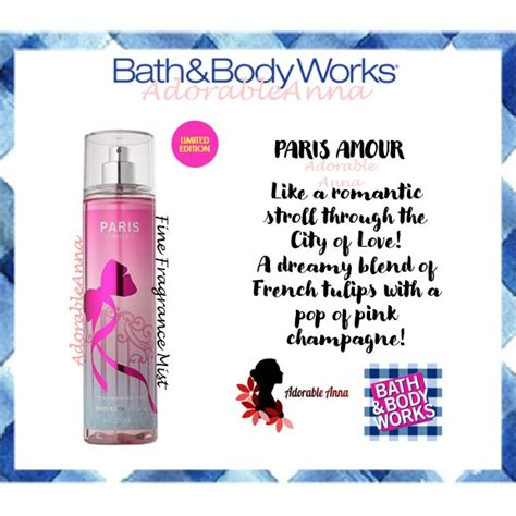 Bath And Body Works Bbw Ffm Body Mist Paris Amour Shopee Malaysia