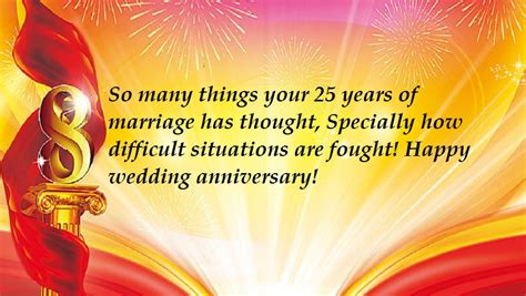 25th Anniversary Messages To A Couple Vitalcute