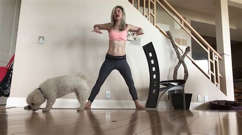 This barre workout video has 2 rounds; Pilates based Barre workout - YouTube