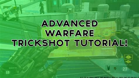 Advanced Warfare Trickshot Tutorial Youtube