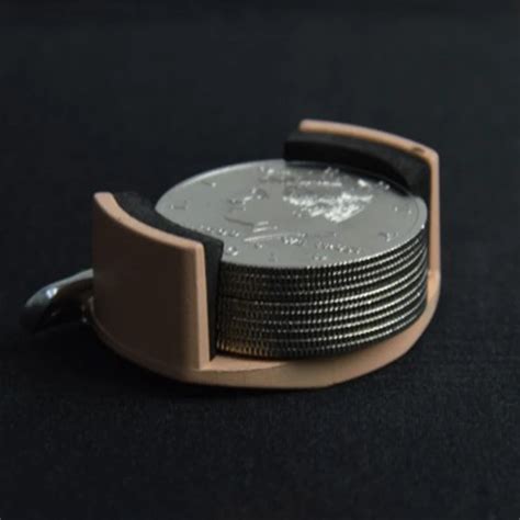 Coin Holder Metal Coin Dumper For Half Dollar Morgan Coins Magic Tricks