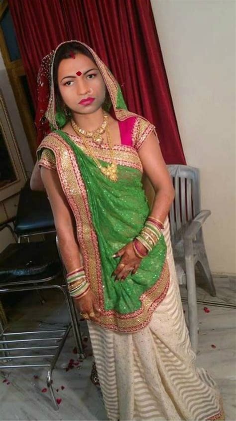 Crossdresser Bhabhi Saari New Married Desi Housewife Saree Crossdressers Sari