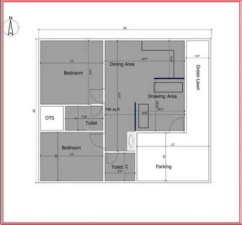 120 Sq Yard House Plan