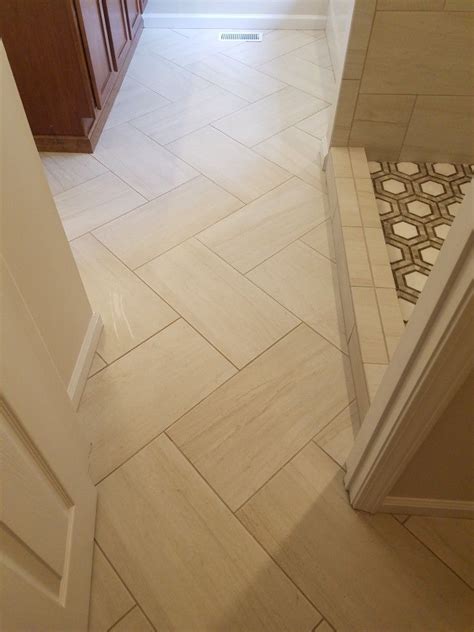 We downloaded some pictures for you below. 12x24 master bath floor on a diagonal herringbone ...