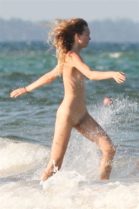 Josephine Skriver Frolics On The Beach For Victoria S Secret Photo