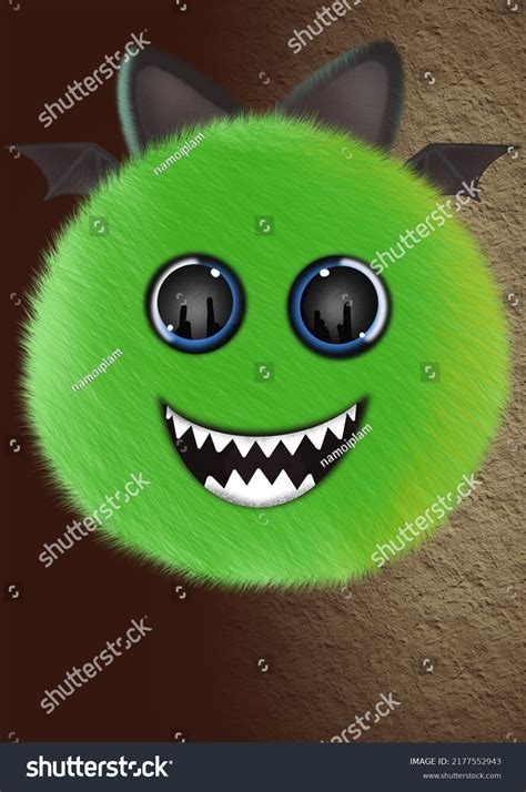 Set Cute Monsters Funny Characters Isolated Stock Illustration