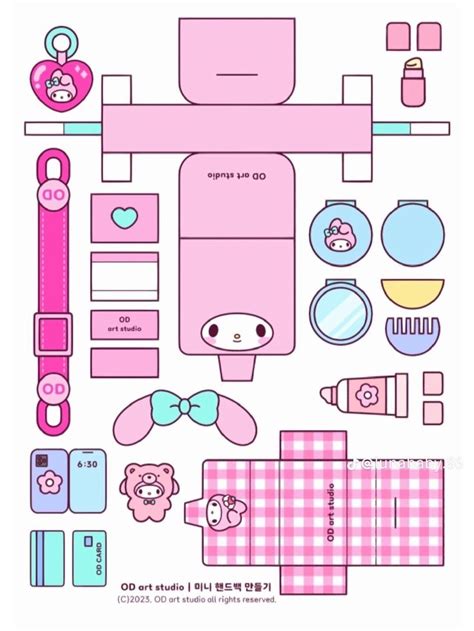 Sanrio Paper In 2023 Hello Kitty Crafts Paper Dolls Diy Hello Kitty