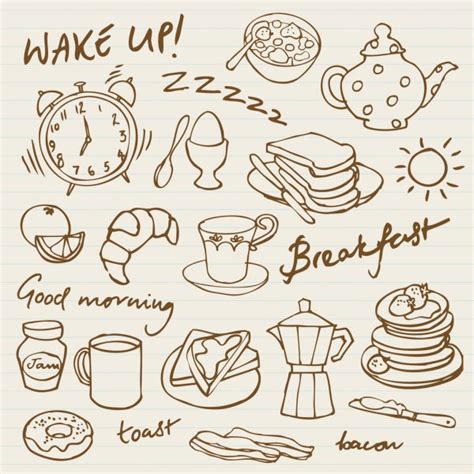 Breakfasts Vector Graphics Everypixel